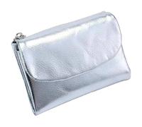 Joyfullygo - Cartera unisex de piel de guijarro, suave y pequeña con RFID antirrobo, monedero con tarjetero de crédito, soporte para monedas y ranuras para efectivo, impermeable, gran capacidad