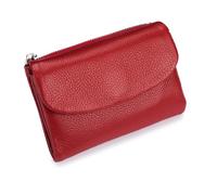 Joyfullygo Wallet, Unisex Pebble Leather Wallet, Genuine Leather Coin Purse, Bifold Leather Coin Purse with Credit Card Holder (A-13)