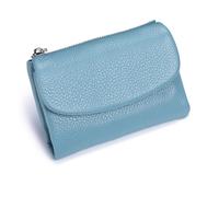 Joyfullygo Wallet, Unisex Pebble Leather Wallet, Genuine Leather Coin Purse, Bifold Leather Coin Purse with Credit Card Holder (A-3)