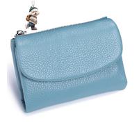 Joyfullygo Wallet, Unisex Pebble Leather Wallet, with Credit Card Holder, Coin Holder & Cash Slots, Soft Small, Waterproof, Large Capacity (X)