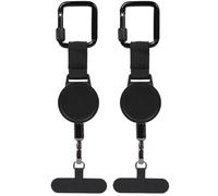 Joygoodta 2 Correas antirrobo para teléfono, Correa retráctil antirrobo para teléfono de 24 Pulgadas, cordón portátil Resistente para Viajes, Senderismo, Trabajo, Festival de música