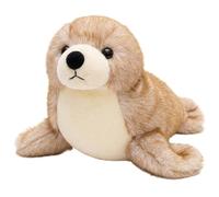 Joygoodta Animal de Peluche de Foca, Juguete Realista de Peluche Marino, Suave de Animal del océano para niños y decoración del hogar, 12 pulgadas/30 cm, marrón
