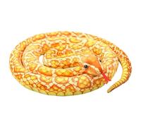 Joygoodta Animal de Peluche de Serpiente, 5.9 pies Simulación Linda Serpiente Amarilla Felpa Gigante Figura de Animal Aterrador Regalos Broma Prop