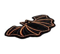 Joygoodta Esteras de murciélago para baño de 16x24 Pulgadas Absorbente Suave no Slip Alfombra de Halloween Alfombra gótica para Sala de Estar Dormitorio casero murciélago