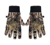 Joygoodta Guantes de Camuflaje Guantes Impermeables a Prueba de Viento Dedos Completos sin Dedos con Paim Antideslizante L, Camuflaje