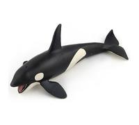 Joygoodta Juguete de Ballena asesina Figura de Ballena de 8x4x3 Pulgadas Juguete Realista Artificial con Boca Abierta Juguetes de Animales Marinos de plástico para decoración, educación y más Figura