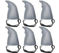 Joygoodta Shark Fin 6pcs Disfraces de Halloween divertidos realistas con correa elástica de disfraz de tiburón fácil de usar para fiesta, playa, reunión, cosplay, carnaval