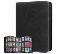 JoyHood Álbum para Tarjetas Top Loader, Carpeta de Tarjetas Coleccionables para 252 Top Loaders, Álbum para Tarjetas de 9 Bolsillos, Oscuro (Sólo para Top Loader)