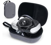 JoyHood Bolsa de transporte compatible con auriculares de realidad virtual, funda rígida de viaje y almacenamiento para auriculares y accesorios oficiales de Elite Strap VR
