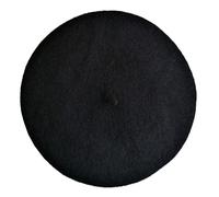 JOYHY Niños Sólido Color Estilo Francés Boina Gorrita Sombrero Negro