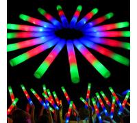 JOYIN 12 Barras Luminosas de Espuma, Lote de Barras LED con 3 Modos Intermitentes, Accesorios de Fiesta Brillantes para Bodas, Conciertos, Camping, Cumpleaños, Halloween, Relleno de Bolsas para Niños