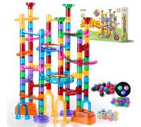 JOYIN 137 Pcs Circuito Canicas Mármol Maze Race Pista de Bolas Laberinto de Canicas Juego Educativo Regalo Navidad Cumpleaños de Juguete para Niños