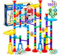 JOYIN 150 Pcs Circuito Canicas Mármol Maze Race Pista de Bolas Laberinto de Canicas Juego Educativo Regalo Navidad Cumpleaños de Juguete para Niños