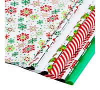 JOYIN 150 Piezas de Papel de Tisú Navideño para Decoración de Regalos, Cajas y Bolsas, Papel de Navidad