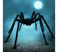 JOYIN 160cm Gigante Araña Peluda Halloween Decoraciónes Juguetes para La Fiesta