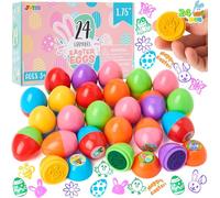 JOYIN 24 Sellos de Huevos de Pascua, Grandes Juguetes de Pascua para Juegos de Caza de Huevos de Pascua, Fiesta temática de Pascua, Cosas de Huevos de Pascua, Rellenos de cestas de Pascua