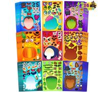 JOYIN 36 Hojas de Pegatinas Halloween para Hacer Caras de Sus Propios Personajes, Mezcla y Combinación, Vampiros, Brujas, Frankenstein, Fantasmas para Niños
