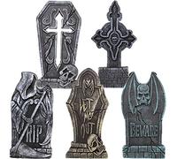 JOYIN 43 cm Lápidas para Cementerio Rip de Espuma de Halloween de 5 Paquete