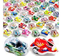 JOYIN 50 Pcs Mini Coches Infantiles, Coches de Juguete, Coches Pequeños, Regalos de Cumpleaños y Navidad, Pequeños Regalos para Niños de 3+