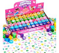JOYIN 50 sellos de cuento de hadas para niños, autoentintados con 50 diseños, perfectos para regalos, premios para fiestas y carnaval, bolsas de regalo, Halloween y Navidad