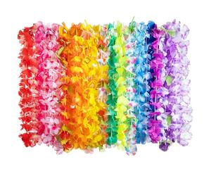 JOYIN 60pcs Collares Hawaianos Fiesta Venda del Partido Hula Hawaiian Lei Flor Guirnalda para Luau Summer Playa
