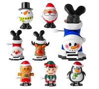 JOYIN 8 piezas de Navidad Wind Up Toy Surtido de Stocking Stuffers para Navidad Fiesta Favor Supply Accesorios