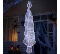 JOYIN Colgante de cadáver de Capullo de Halloween de 182.8 cm para Decoraciones de Halloween al Aire Libre, Accesorios de cadáver de tamaño Natural, decoración del Cuerpo de Esqueleto Aterrador