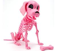 JOYIN Esqueleto de Perro de Halloween articulado de Cuerpo Completo para Interiores y Exteriores, decoración de Esqueleto de Cementerio, Fiesta embrujada, decoración de Fiesta (9.8 x 4.7 x 12.6