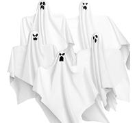 JOYIN Fantasmas Colgantes de Halloween 45 cm (5 Pack) para Decoración de Fiesta de Halloween, Lindo Fantasma Volador para Colgar