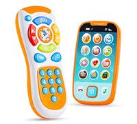 JOYIN Juguetes de Teléfonos Inteligentes para Bebés, Teléfono de Bebé con Control Remoto con Música.