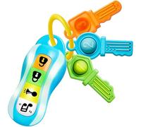 JOYIN - Mordedor con Forma de Llave de Coche para bebé, Juguete sensorial de Aprendizaje para niños pequeños, Juguetes Musicales para Regalos de cumpleaños para bebés Mayores de 10 Meses