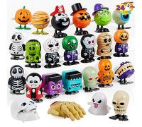 JOYIN Paquete de 24 Pcs Surtidos de Juguetes de Cuerda de Halloween para Relleno de Bolsas
