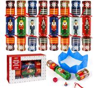 JOYIN Paquete de 8 recuerdos de fiesta de Navidad, diseño de cascanueces, recuerdos de mesa de fiesta con suministros de fiesta para niños y adultos, fiestas de Navidad, cenas y vacaciones