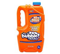 JOYIN Recambios de solución de Burbujas de 32 onzas (hasta 9,5 litros), solución de Burbujas Grandes, Concentrado de Burbujas para máquina de Burbujas, recambios de Jugo de Burbujas (Naranja)