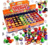 JOYIN Sellos Halloween para Niños 50pcs Sellos para Favor de Fiesta Infantil Premios Escolares Regalo de Cumpleaños