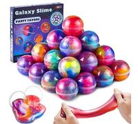 JOYIN Slime para Niños, 24 Paquetes de Colores Galaxy Slime Ball Slime Kit Party Favors - Elástico, No Pegajoso, Sin Desorden, Alivio del Estrés, y Seguro para Niñas y Niños