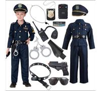 JOYIN Toy Disfraz de Policía de Lujo y Juego de Rol para Niños Halloween (Pequeño)