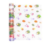 JOYIT Rollo de celofán de Pascua de 100 pies con huevo (17.5 pulgadas x 100 pies) - Papel de regalo de 3 mil de grosor para cestas, envoltura de regalos de dulces