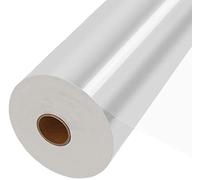 JOYIT Rollo de celofán transparente de 330 pies (31.5 pulgadas x 330 pies), rollo de celofán de 3 mil de grosor, bolsas de celofán transparente grandes, papel de regalo transparente para cestas de