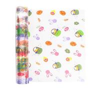 JOYIT Rollo de papel de celofán de 100 pies con huevo (35 pulgadas x 100 pies) - Rollo de papel de regalo de 3 mil de grosor, bolsas de celofán para cestas, envoltura de regalos de dulces