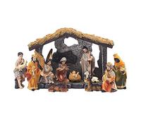 Joyivike Nativity Set, Natividad Figuras Navidad, Belén con Figuras del Nacimiento, Figuras para Belenes Resina, Figuras para Belenes Naviños Decoracion