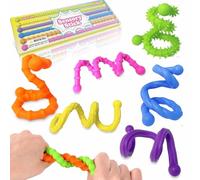 JoyJoyful Fidget Toys para niños y Adultos, 6 Piezas sensorial Autismo para Juguetes, Juguetes antiestrés para Autismo, Juguete antiestrés, Juguete Blando, Juguete antiansiedad, Juguetes de ADHD