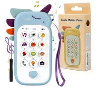 JoyJoyful Juguetes Musical Bebes 6-12 Meses, Juguetes Movil Niños 1 Años, Juguete de Teléfono Niñas Niños, Juguete Aprender Hablar Electrónica, Regalo Bebe Canciones Sonidos Luces Intermitentes (rosa)