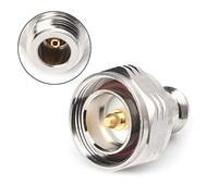 JOYKK NK / L29J RF Adaptador coaxial de microondas L29 7/16 Conector DIN Macho a Hembra N - Plateado