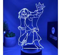 JoyLamp - Lámpara de cabecera Sakura Haruno - Naruto Shippuden Manga - 16 colores LED USB suministrado con mando a distancia