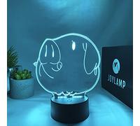 JoyLamp x The Seven Deadly Sins - Colección oficial JoyLamp x The Seven Deadly Sins - 16 colores + mando a distancia - Lámpara 3D The Seven Deadly Sins