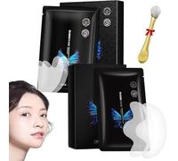 Joylandgo Nasolabial Fold Removal Stickers,Microcrystalline Nasolabial Folds Removal Mask,Face Nasolabial Folds Wrinkle Removal Mask,For Nasolabial,Forehead,Eyecare (Nasolabial+Forehead(20p))