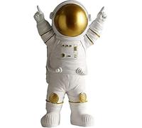 Joylern Estatua de Astronauta de Resina Modelo Astronauta Adorno Escultura de Astronauta para el hogar, Oficina, Escritorio, decoración de Mesa, Victoria Dorada