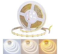 JOYLIT 24V Tira de LED COB CCT 5M 640LEDs/M CRI 95+ 10000LM Alto Brillo, CE UL PRO 2700K-6000K Blanco Sintonizable Dimmable Tira de Luz LED 90W IP20 No Impermeable para Comercial, Doméstico
