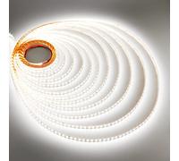 JOYLIT 24V Tira LED 10 Metros Blanco 5000K 12800LM Súper Brillo CRI 92+, CE Tiras Luce LED 120LEDs/M SMD 2835 150W Regulable Adhesiva Regleta LED para Comercial, Doméstico